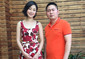 广州太阳成集团与明星合影